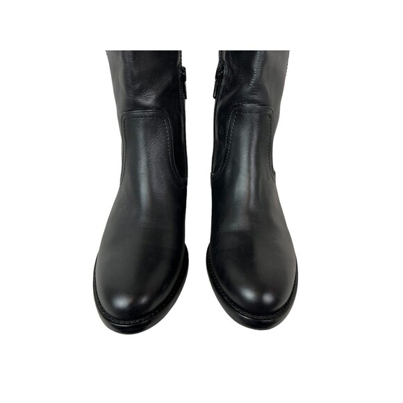 Napoleoni Italy Riding Style Boots Size 36 Black Leather Equestrian - Picture 4 of 12